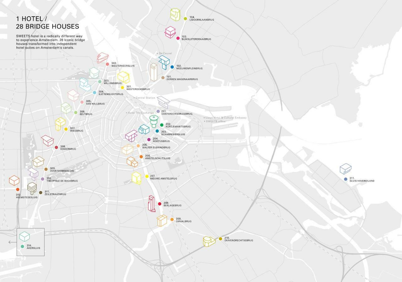 Sweets - Kinkerbrug Apartment Amsterdam Ngoại thất bức ảnh